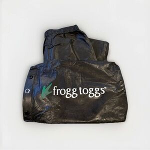 Frogg Toggs Men's Black Waterproof Lightweight/Packable Rain Pants (L/XL)